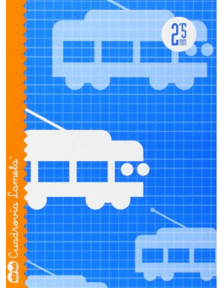LIBRETA 4º 30H 70G CUADROVIA 25MM